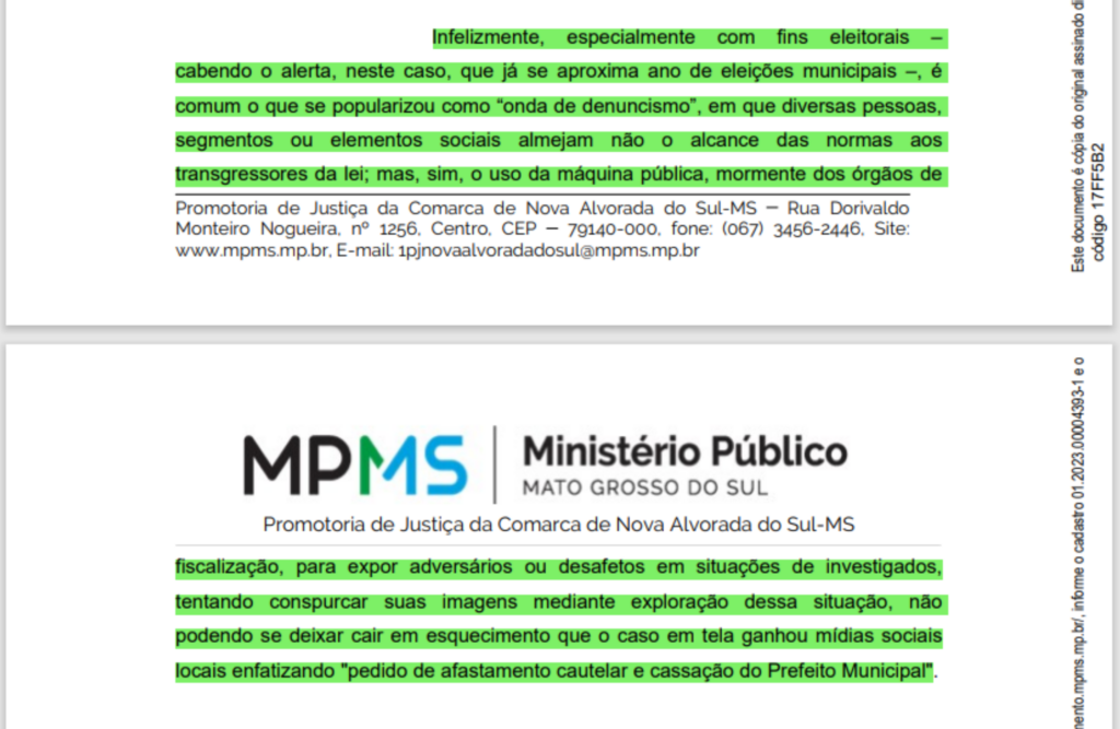 Ministério Público arquiva “denúncia” montada contra prefeito Paleari Ministério Público arquiva “denúncia” montada contra prefeito Paleari