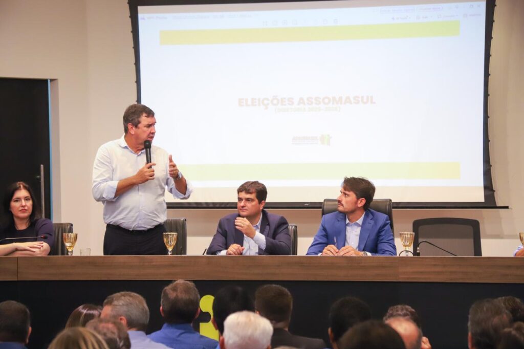 Thalles Tomazelli é eleito presidente da Assomasul por unanimidade Thalles Tomazelli é eleito presidente da Assomasul por unanimidade