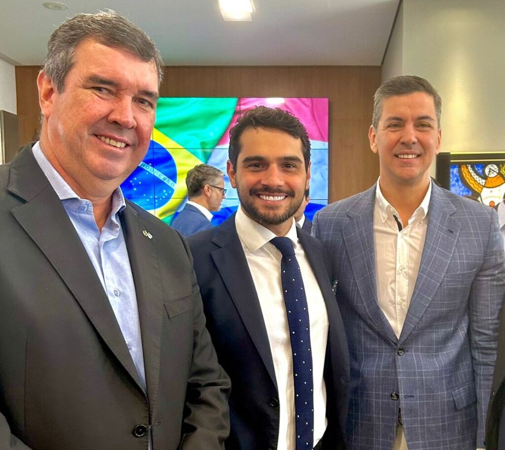 Empresário de Nova Alvorada do Sul participa de encontro com presidente do Paraguai sobre a Rota Bioceânica