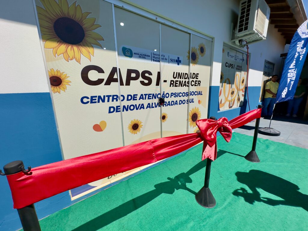 Paleari inaugura CAPS e dá passo histórico na saúde mental em Nova Alvorada do Sul