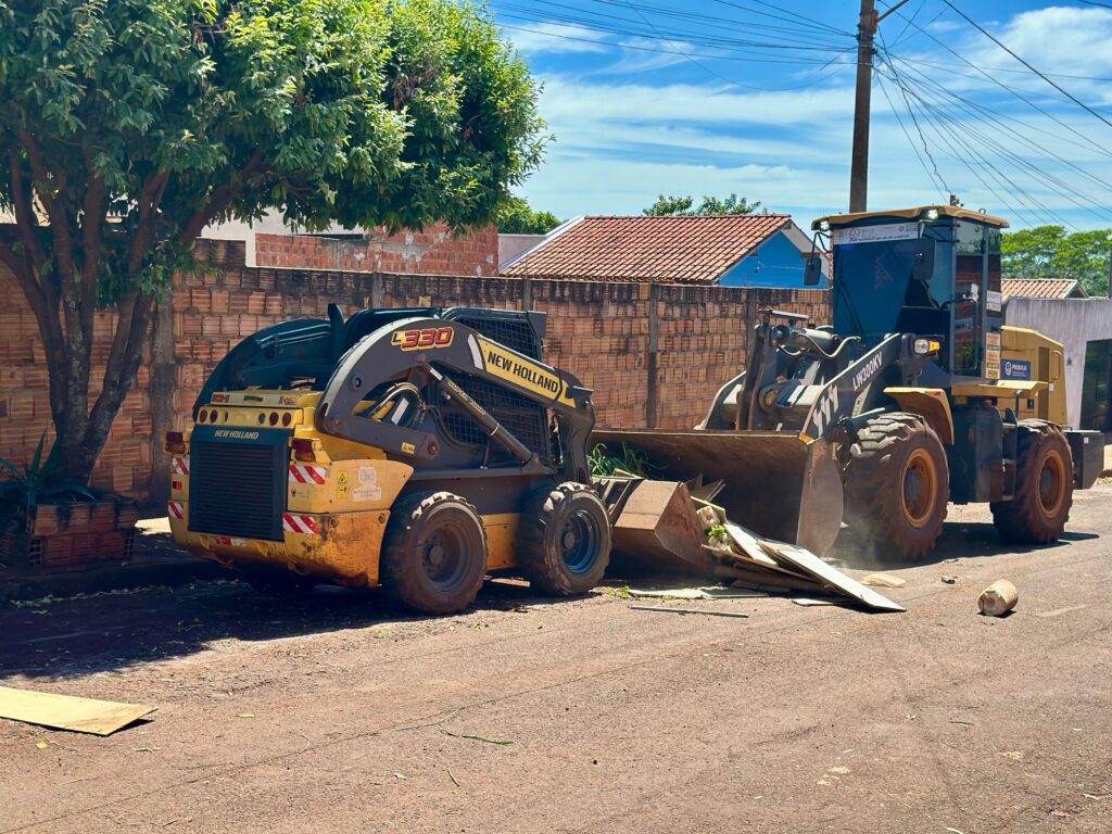 Prefeitura inicia Operação Cidade Limpa – Zero Dengue com mutirão de serviços urbanos em Nova Alvorada do Sul