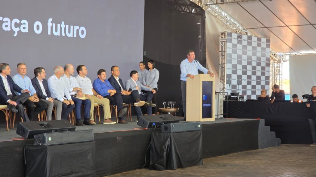 Fiems participa do lançamento da ferrovia da Arauco, marco logístico para a indústria de MS