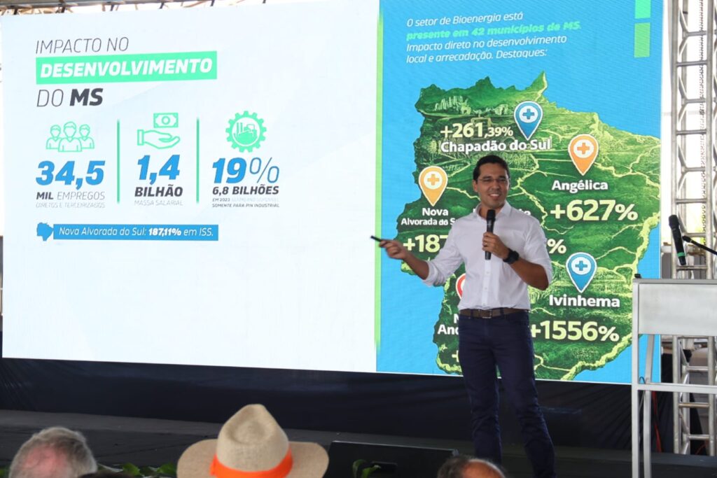 MS projeta safra recorde de etanol e reforça protagonismo na bioenergia durante a Expocanas MS projeta safra recorde de etanol e reforça protagonismo na bioenergia durante a Expocanas