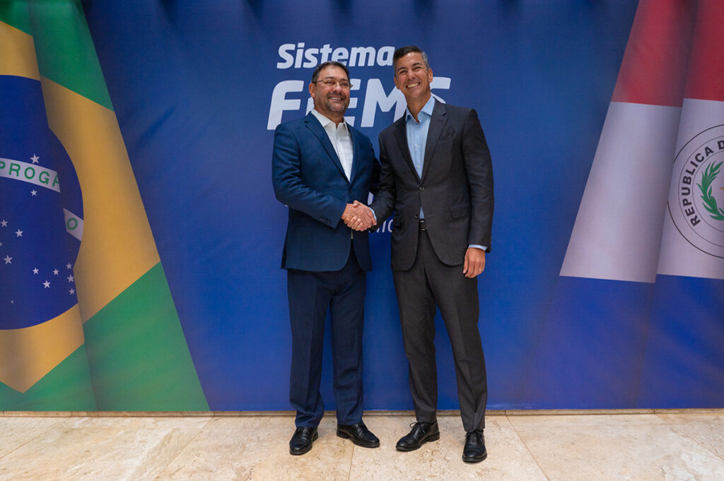 Longen recebe presidente do Paraguai para integração empresarial entre os dois países Longen recebe presidente do Paraguai para integração empresarial entre os dois países