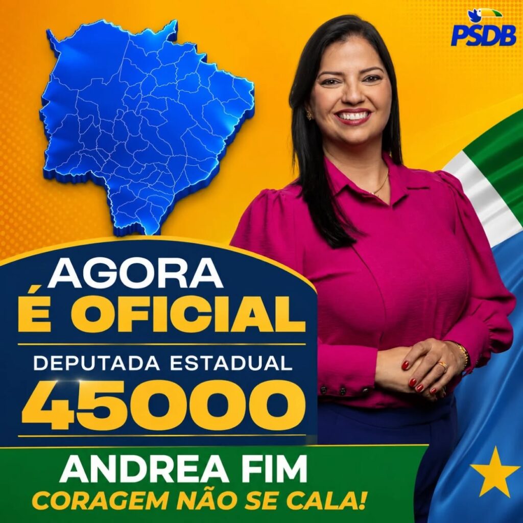 VEREADORA ANDREA FIM CONFIRMA CANDIDATURA A DEPUTADA ESTADUAL E MARCA NOVO CAPÍTULO NA POLÍTICA DE NOVA ALVORADA DO SUL