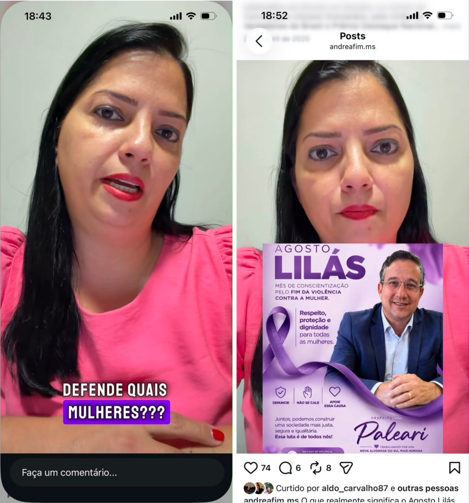 Agosto Lilás não deve ser instrumento de disputa política