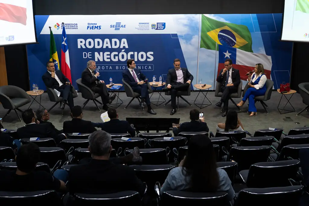 Presidente da Fiems destaca integração com o Chile como fator estratégico para sucesso da Rota Bioceânica Presidente da Fiems destaca integração com o Chile como fator estratégico para sucesso da Rota Bioceânica