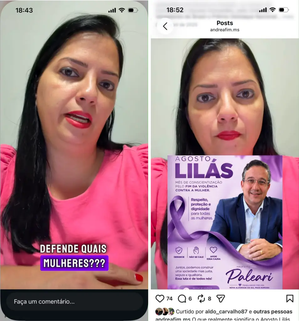 Agosto Lilás não deve ser instrumento de disputa política